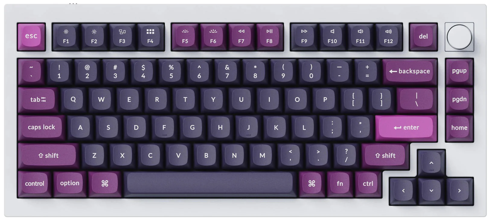 Keychron Purple 141 Key OSA Profile Double Shot PBT Keycap Set - Image 3