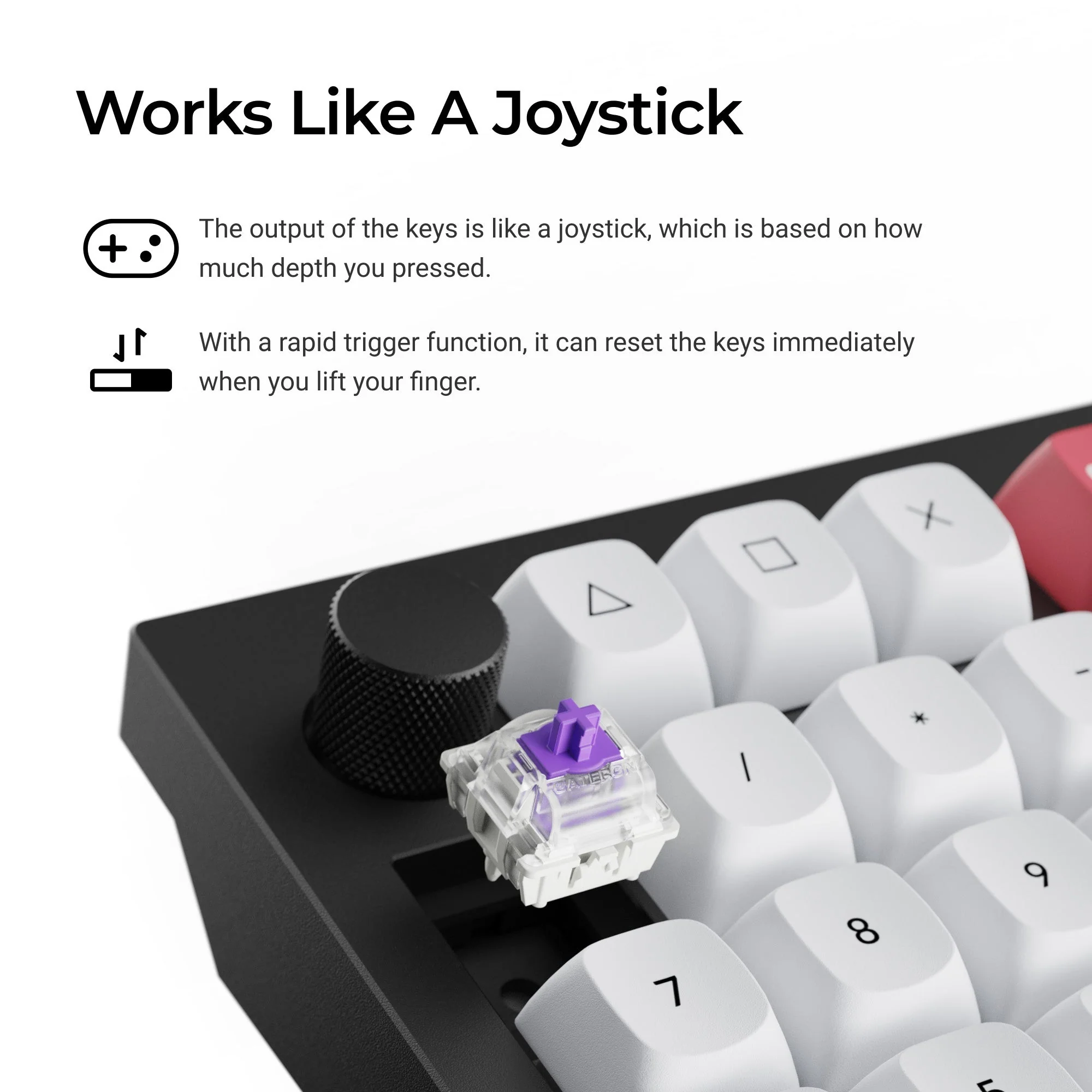 Keychron Q12 HE TMR Southpaw Hotswap Wireless RGB Keyboard - Image 4