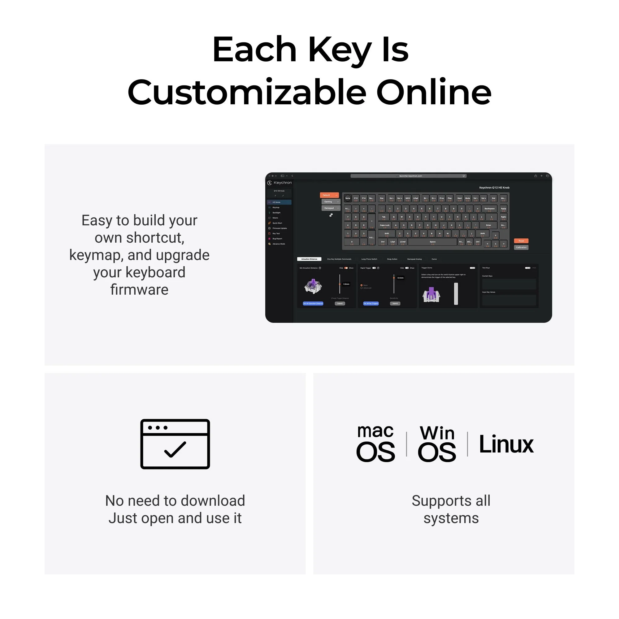 Keychron Q12 HE TMR Southpaw Hotswap Wireless RGB Keyboard - Image 5