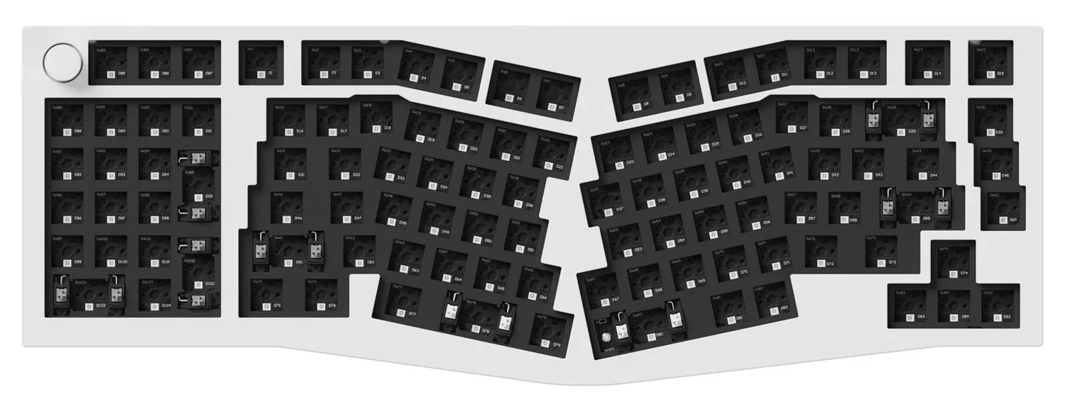 Keychron Q14 Pro w/ Knob Aluminum Southpaw Alice Hotswap Bluetooth 5.1 RGB Win + Mac Mechanical Keyboard - Image 7