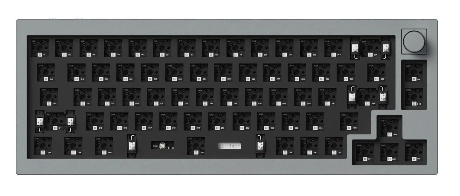 Keychron Q2 Pro w/ Knob Aluminum 65% Hotswap Bluetooth RGB Win + Mac Mechanical Keyboard - Image 6
