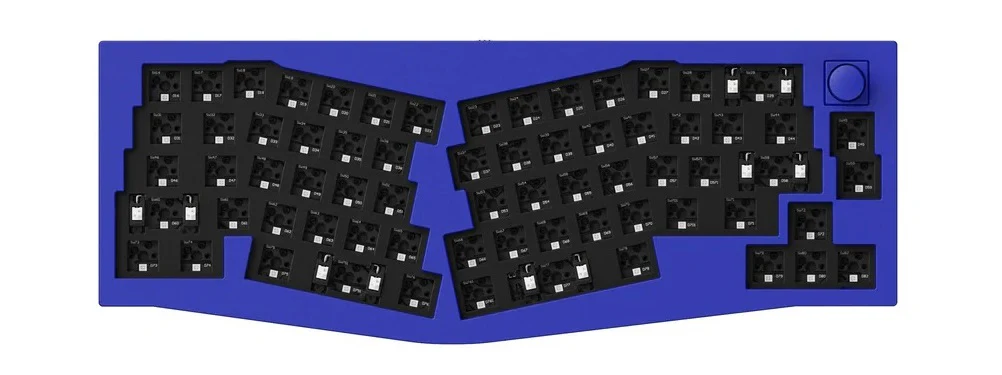 Keychron Q8 w/ Knob Barebones Aluminum 65% Alice Layout Hotswap RGB Win + Mac Mechanical Keyboard - Image 3