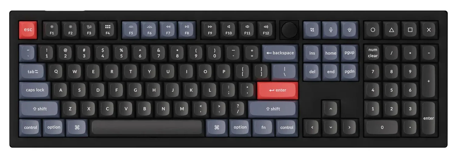 Keychron V6 w/ Knob Hotswap RGB Win + Mac Mechanical Keyboard