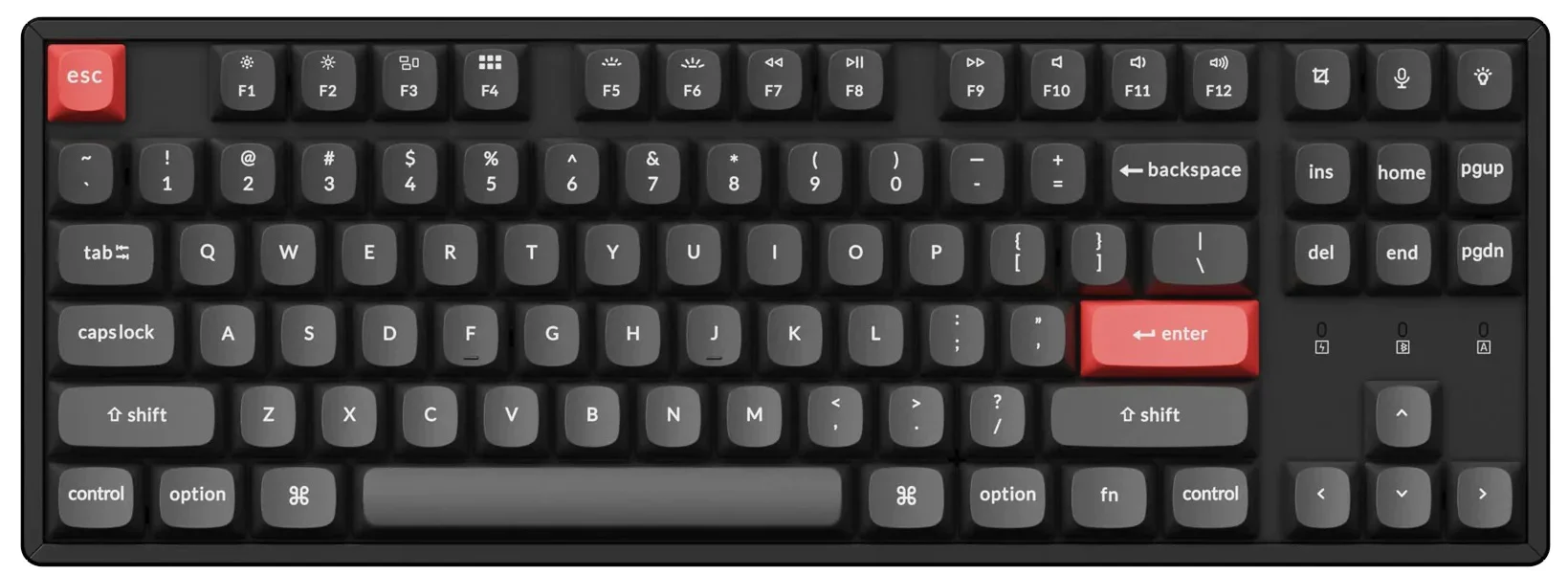 Keychron White on Black 141 Key OSA Profile Double Shot PBT Keycap Set - Image 4