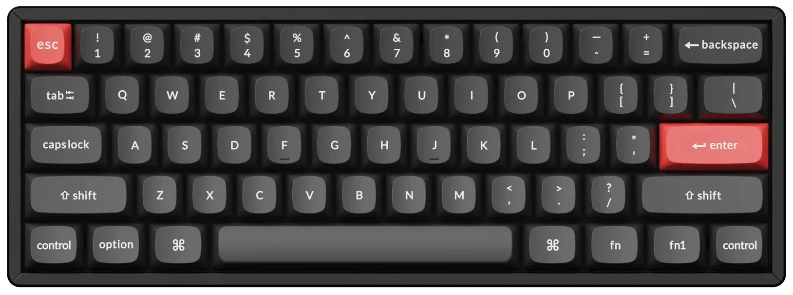 Keychron White on Black 141 Key OSA Profile Double Shot PBT Keycap Set - Image 5