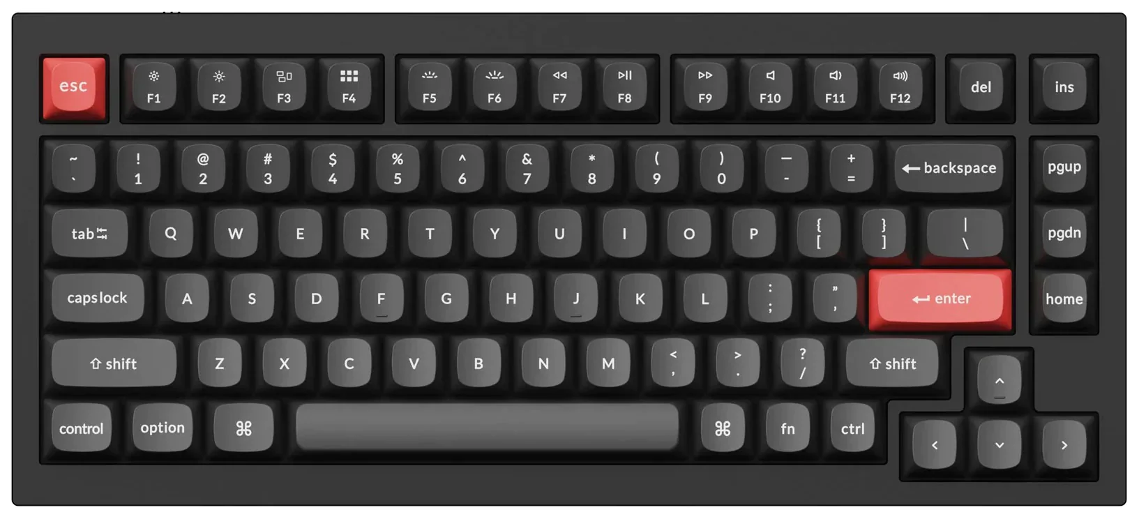 Keychron White on Black 141 Key OSA Profile Double Shot PBT Keycap Set - Image 7