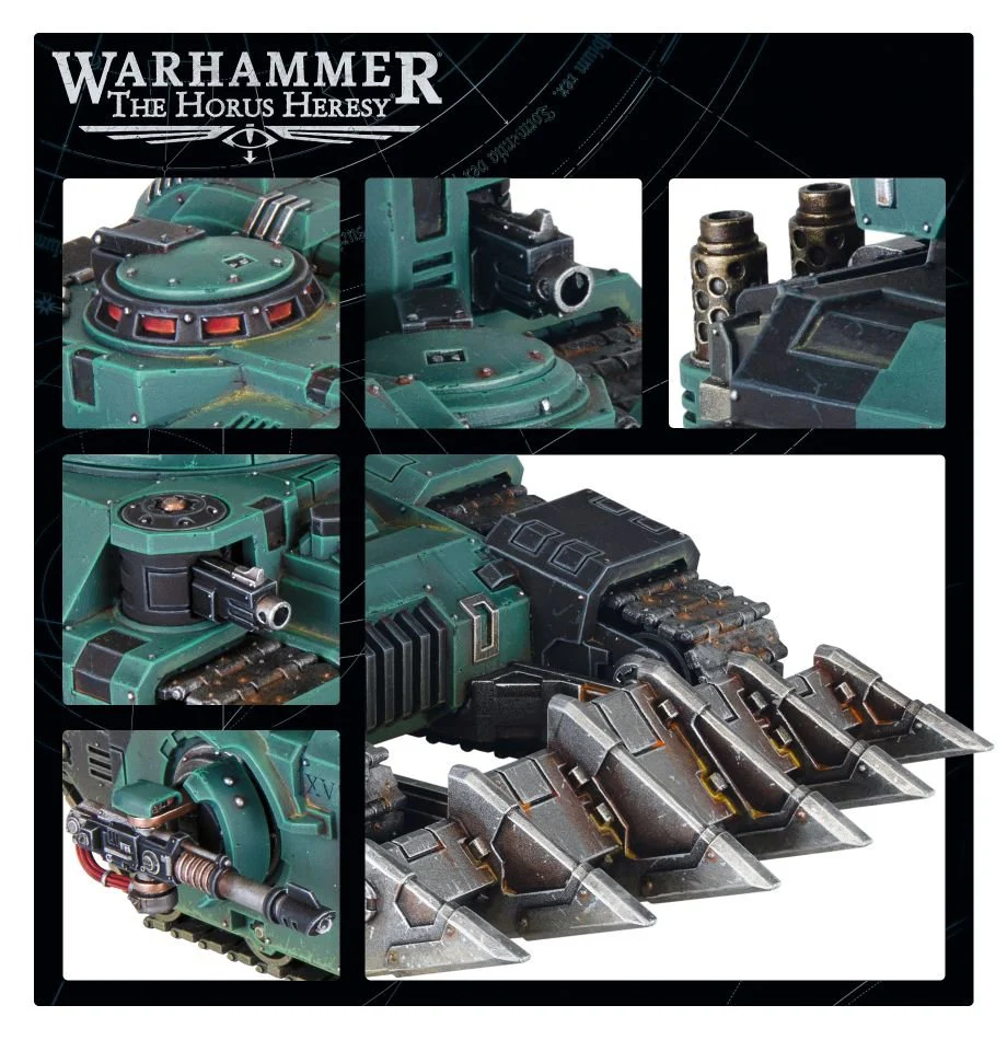 Warhammer 40000 The Horus Heresy Legiones Astartes Kratos Heavy Assault Tank - Image 2