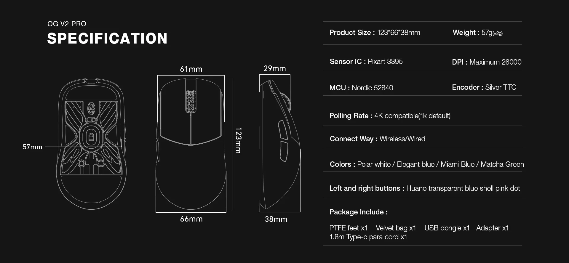 LAMZU Atlantis OG V2 Pro Wireless Mouse - Image 2