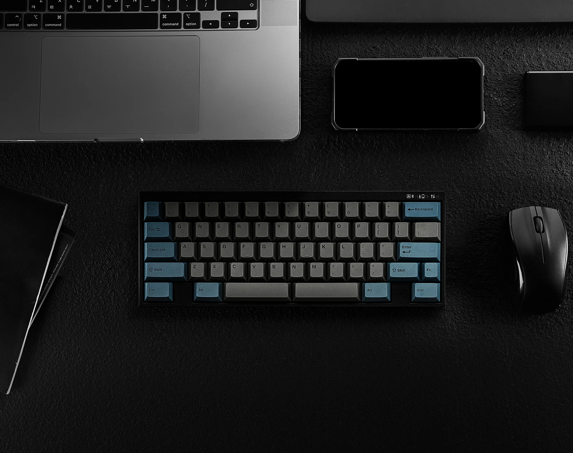 Leopold FC630MBT Blue / Grey 60% Bluetooth Mechanical Keyboard - Image 6