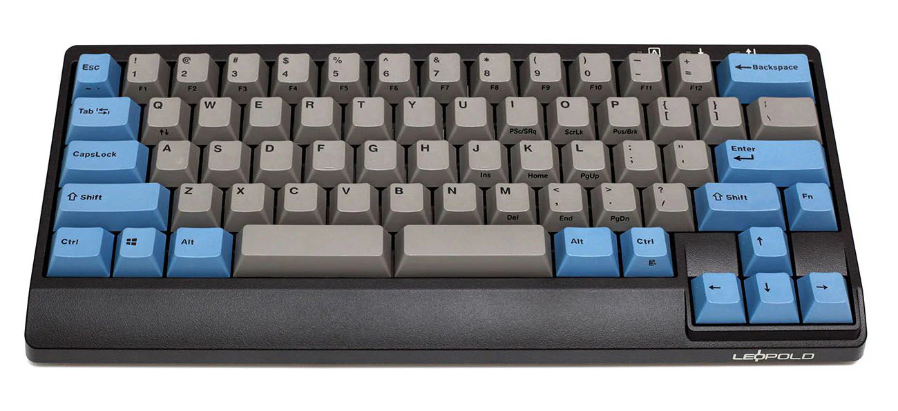 Leopold FC650MDS Blue/Grey PD 65% Double Shot PBT Mechanical Keyboard - Image 2