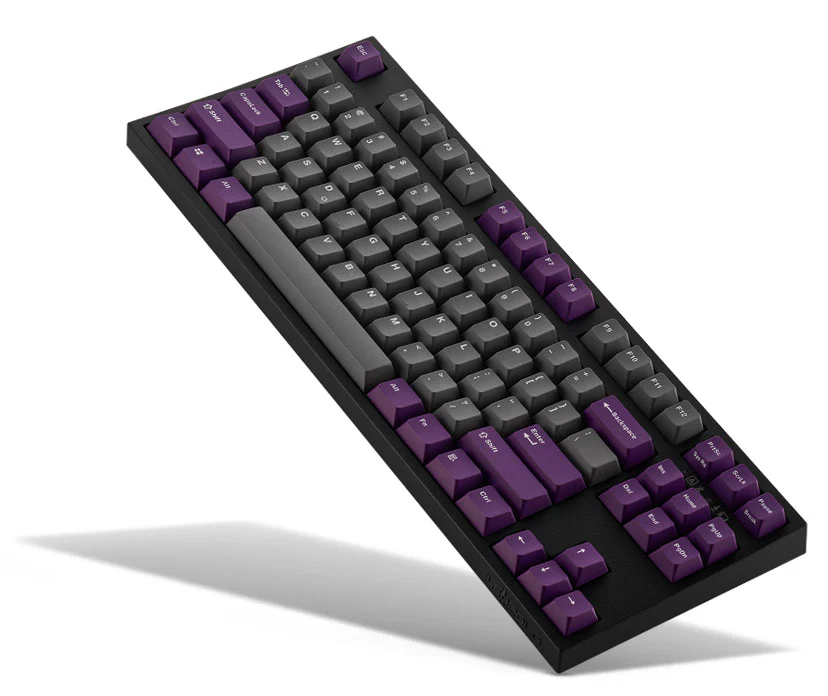 Leopold FC750RBT Purple/Grey TKL Bluetooth PD Double Shot PBT Mechanical Keyboard - Image 3