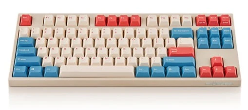 Leopold FC750RBT V2 Coral / Blue Bluetooth Mechanical Keyboard - Image 3