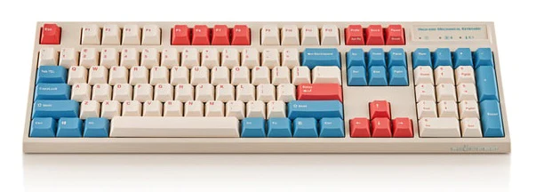 Leopold FC900RBT V2 Coral / Blue Wireless Keyboard - Image 3
