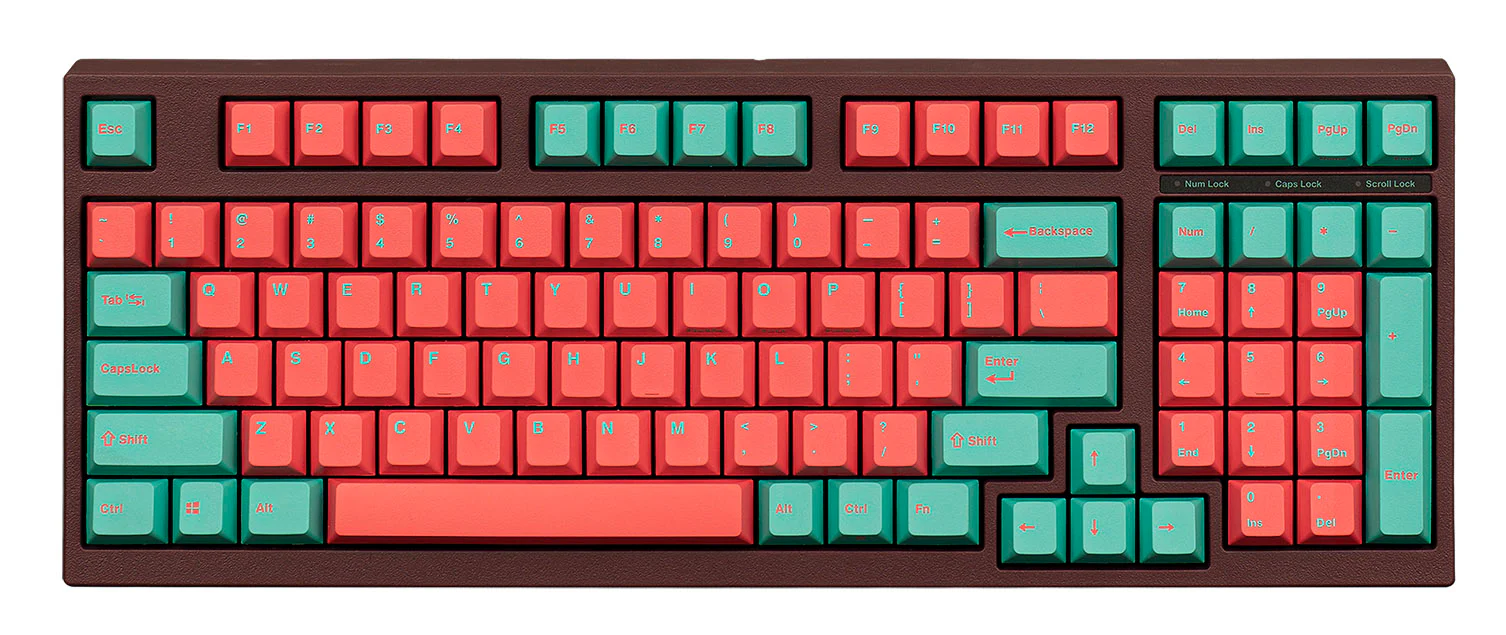 Leopold x MK FC980M Vapor Double Shot PBT Mechanical Keyboard