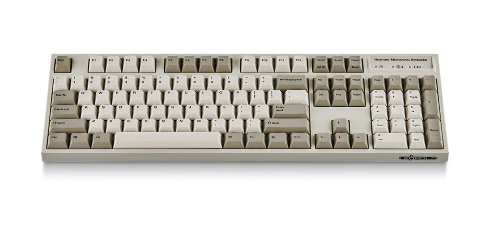 Leopold NP900RBT Two Tone White Bluetooth PD Double Shot ABS Mechanical Keyboard - Image 2