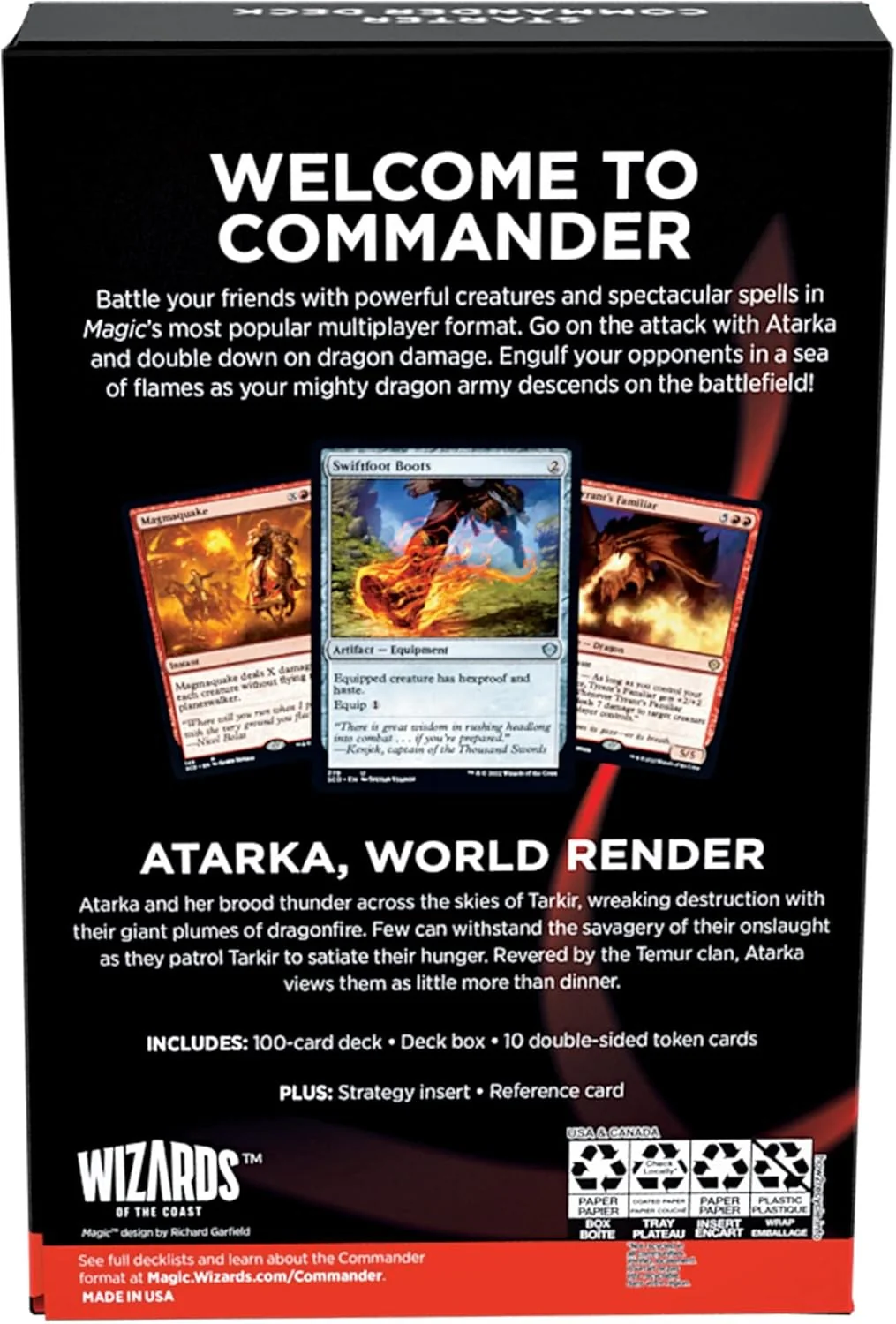 Magic The Gathering Starter Commander Deck Draconic Destruction - Image 3
