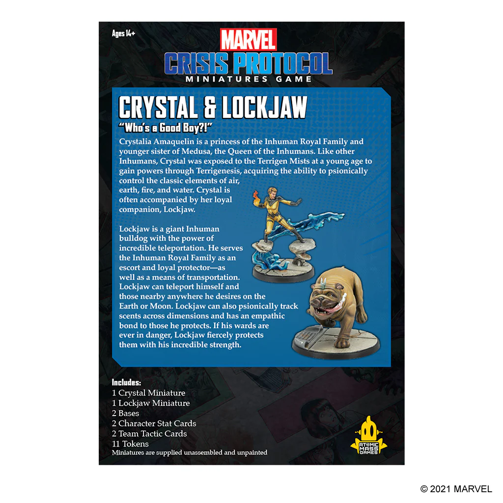 Marvel Crisis Protocol : Crystal and Lockjaw - Image 3