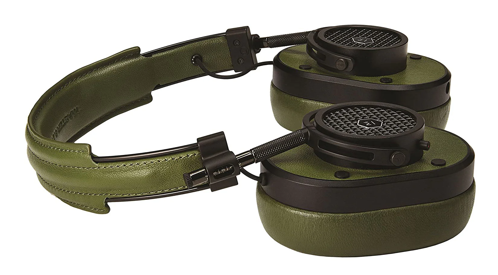 Master & Dynamic MH40 Wired Over Ear Headphones Black/Olive - Image 3