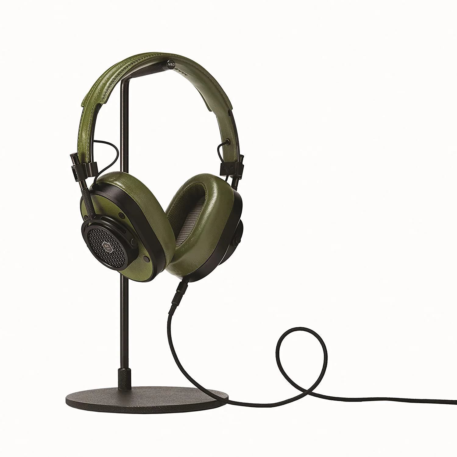 Master & Dynamic MH40 Wired Over Ear Headphones Black/Olive - Image 4
