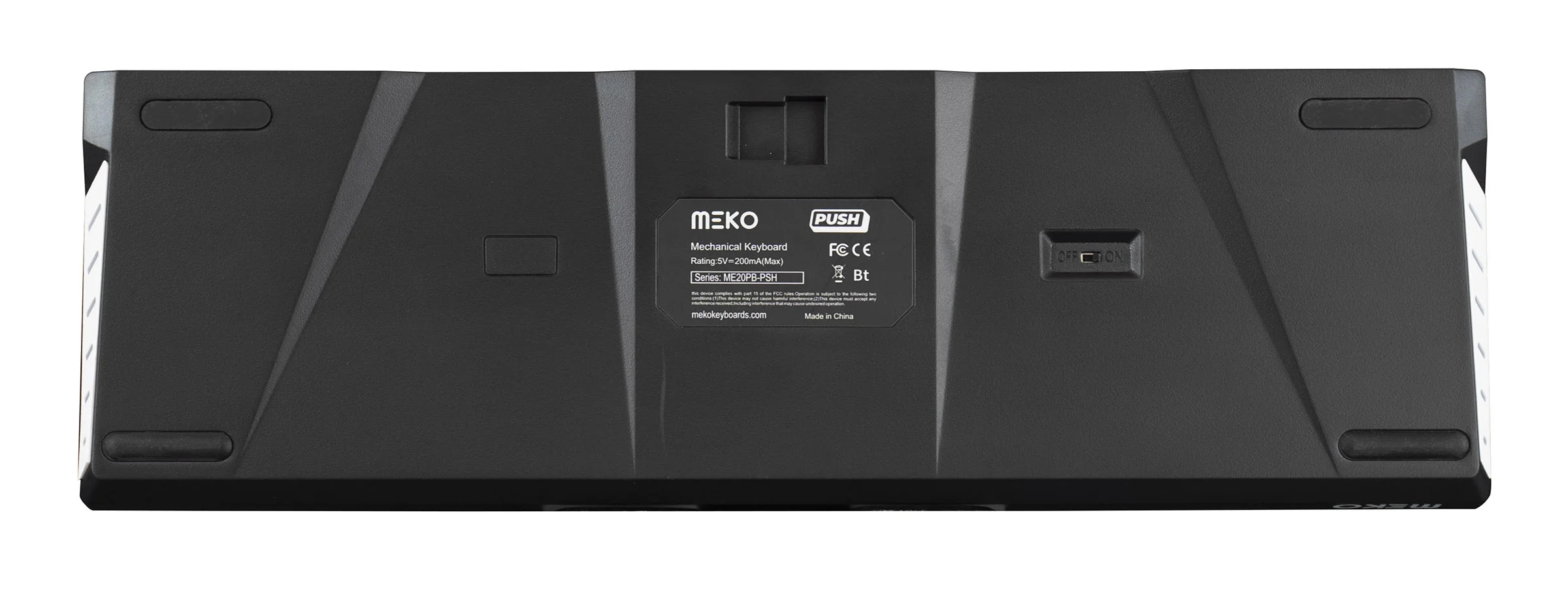 Meko Push 65% Hotswap Bluetooth RGB Double Shot ABS Mechanical Keyboard - Image 4