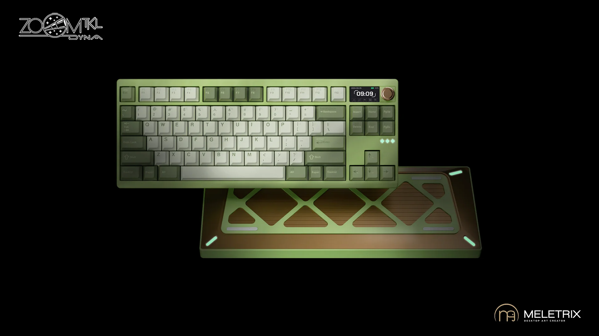 Meletrix Zoom TKL DYNA Aluminum Barebones Wireless DIY Keyboard Kit Group Buy - Image 48