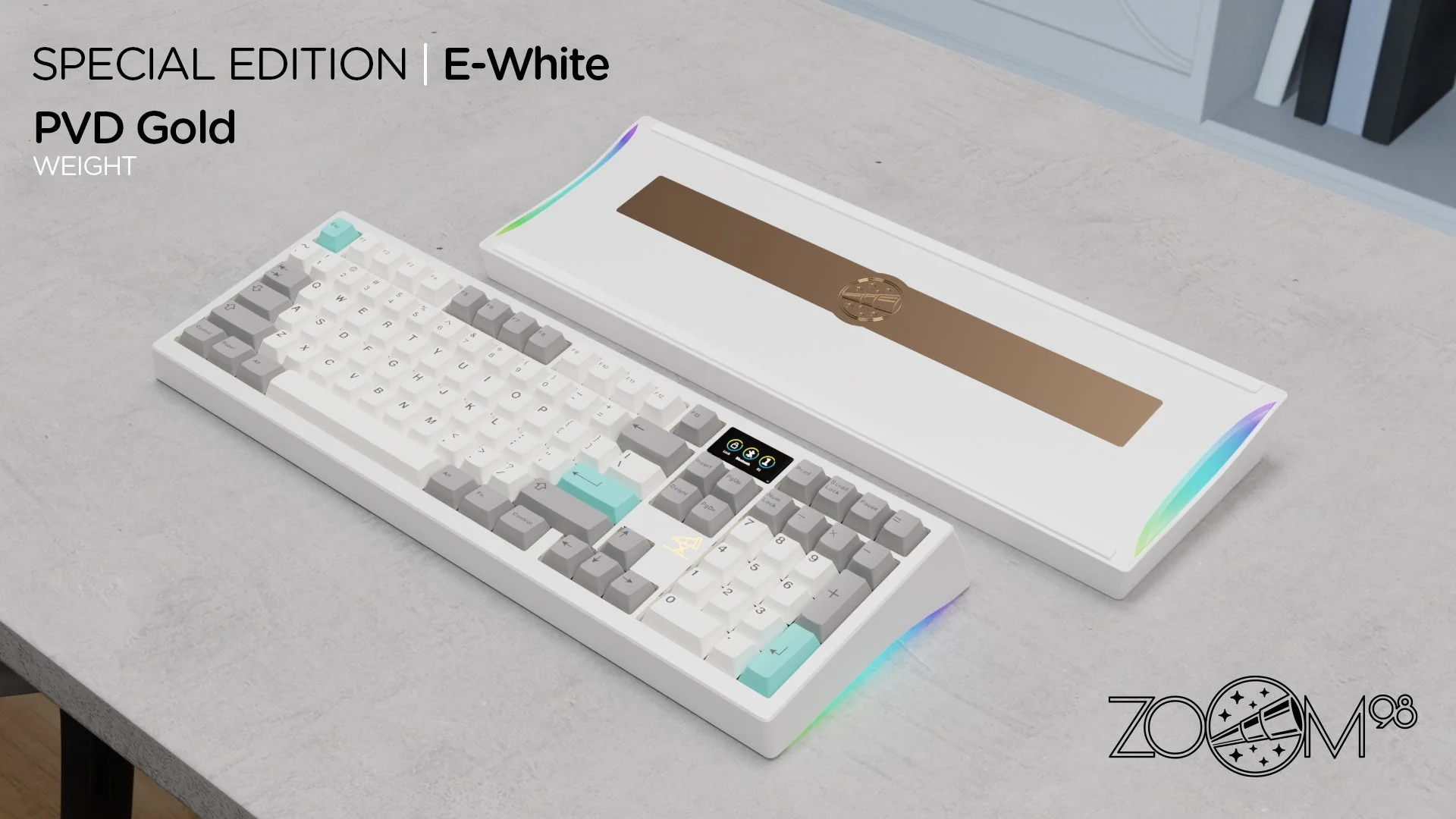 Meletrix Zoom98 Special Edition Barebones Wireless RGB Keyboard DIY Kit - Image 5