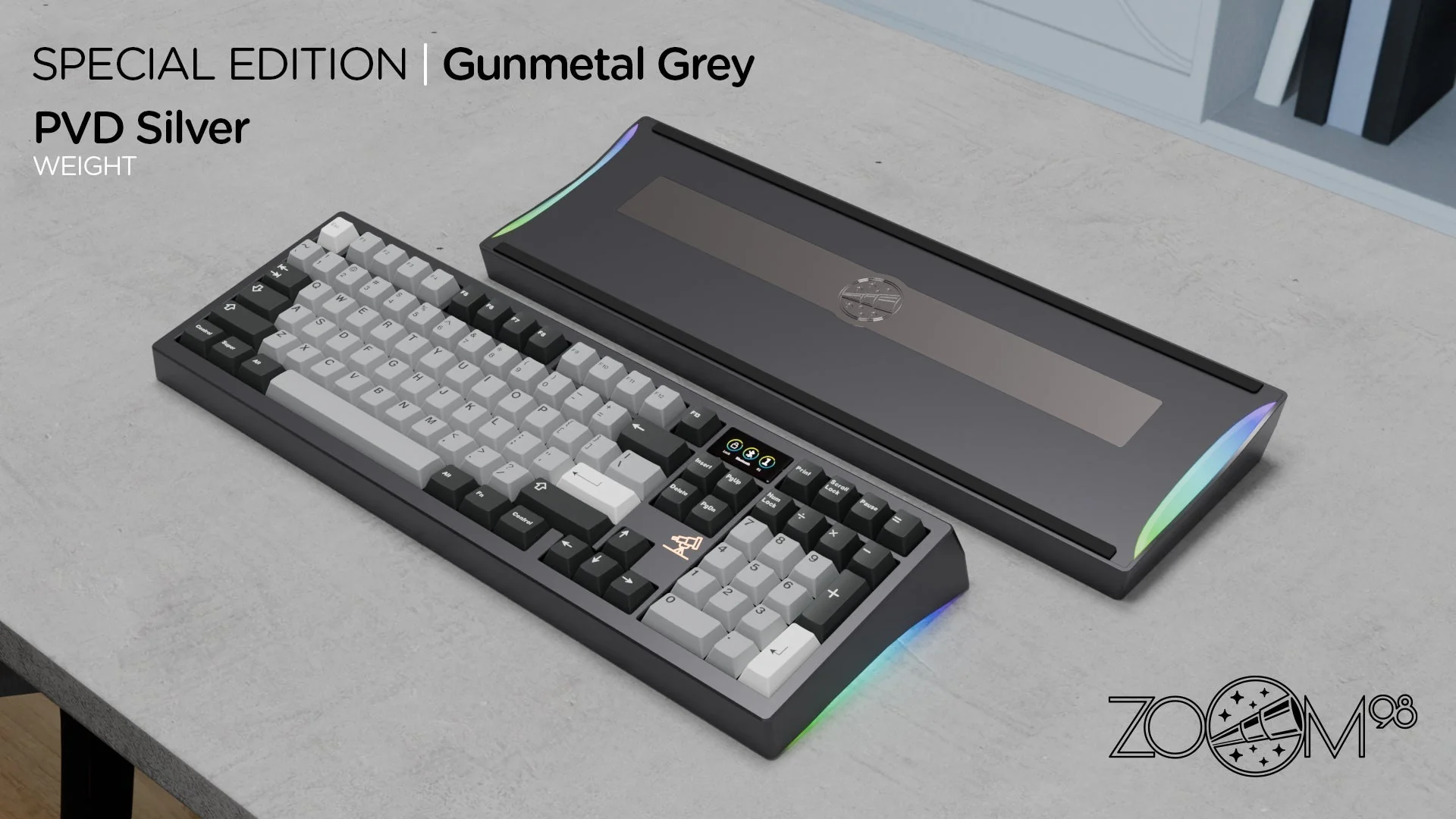 Meletrix Zoom98 Special Edition Barebones Wireless RGB Keyboard DIY Kit - Image 6