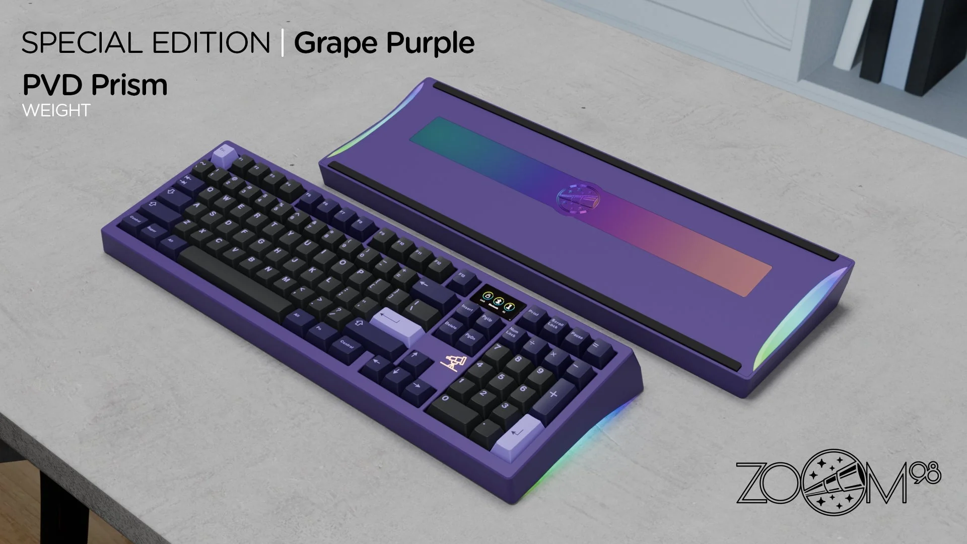 Meletrix Zoom98 Special Edition Barebones Wireless RGB Keyboard DIY Kit - Image 7