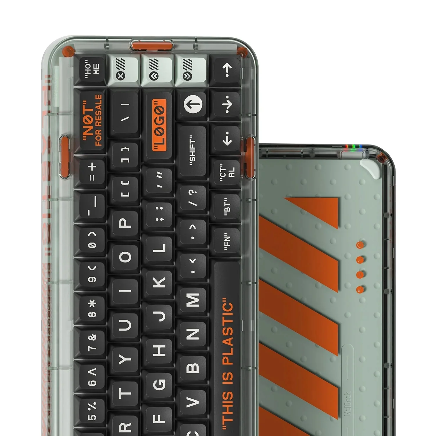 MelGeek Mojo68 Plastic Advance 65% Hotswap Bluetooth 5.1 and 2.4 GHz. RGB Mechanical Keyboard - Image 3