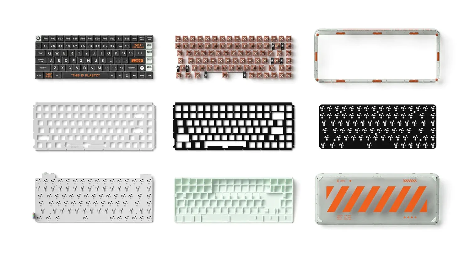 MelGeek Mojo84 Plastic Original 75% Wireless RGB Mechanical Keyboard - Image 2
