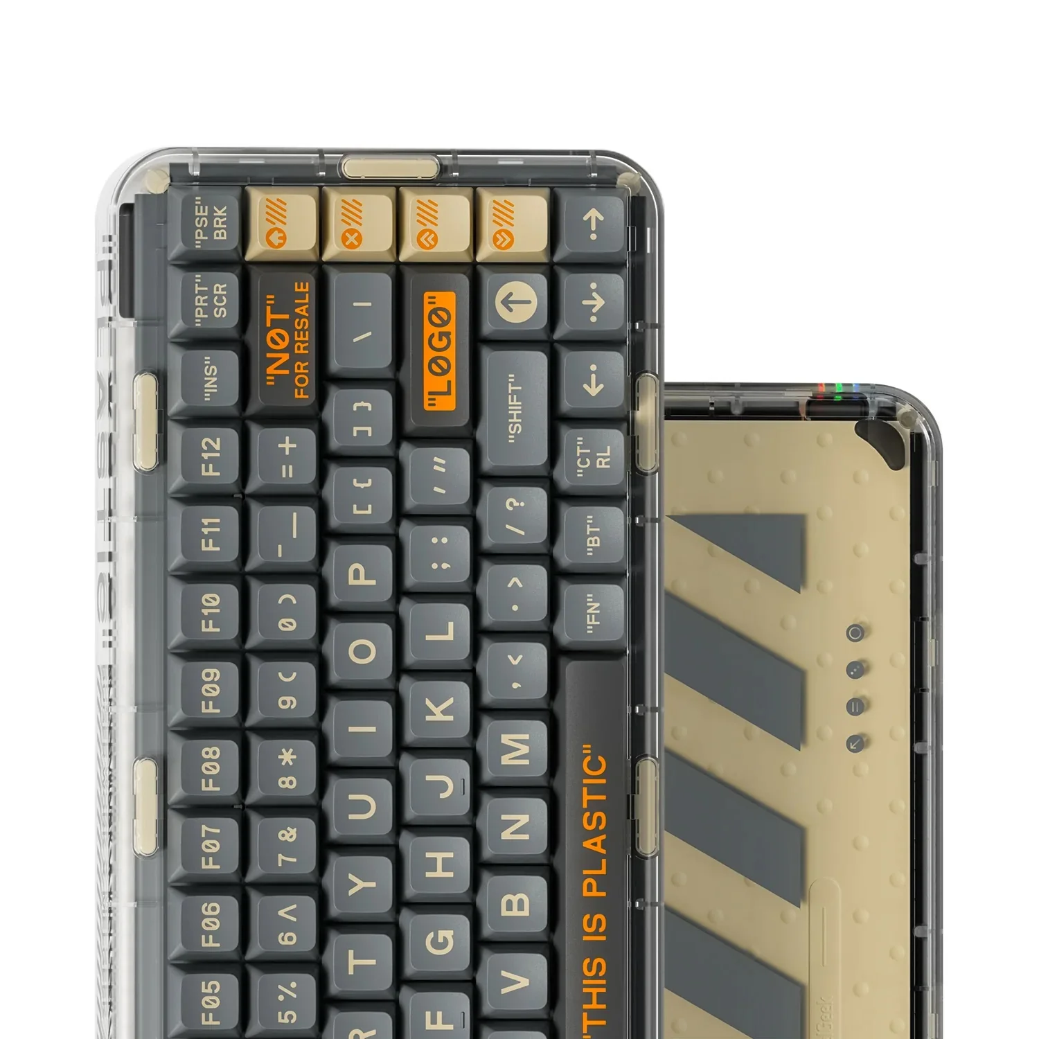 MelGeek Mojo84 Wasteland 75% Hotswap Wireless RGB Mechanical Keyboard - Image 3