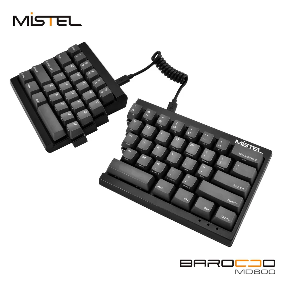 Mistel Barocco Black 60% Split Keyboard - Image 2