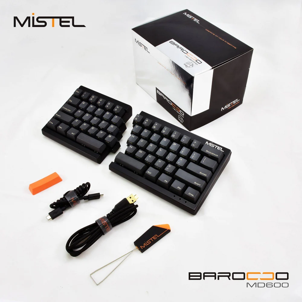 Mistel Barocco Black 60% Split Keyboard - Image 5