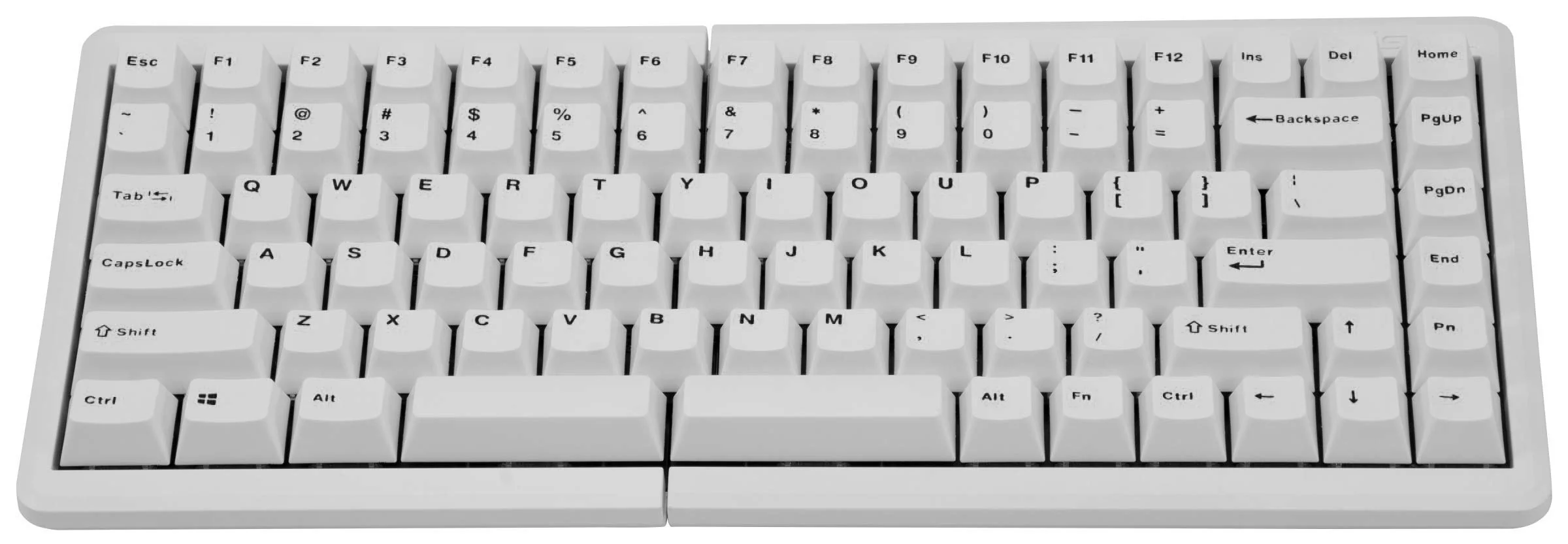 Mistel MD770 White 75% RGB Double Shot PBT Mechanical Keyboard - Image 5