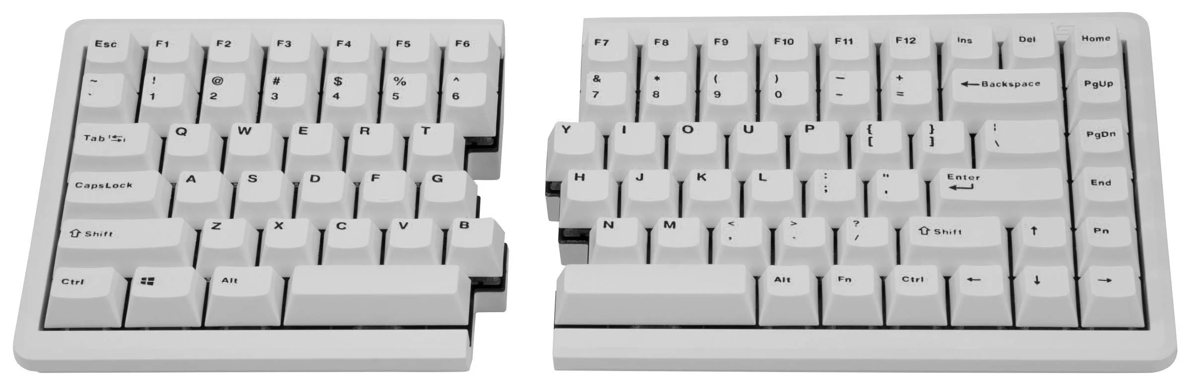 Mistel MD770 White 75% RGB Double Shot PBT Mechanical Keyboard - Image 6