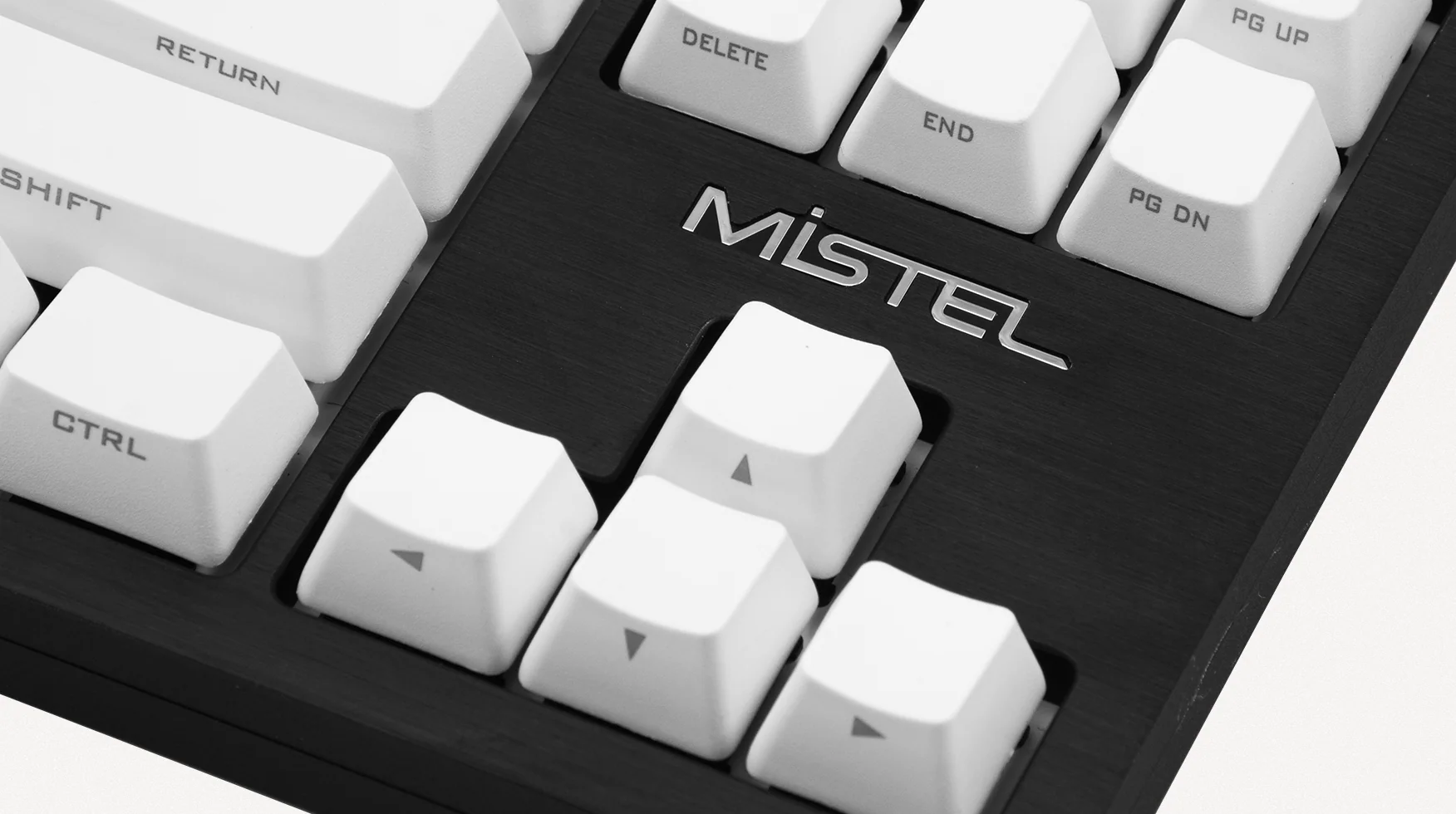 Mistel Sleeker Black Aluminum TKL White LED Dye Sub PBT Mechanical Keyboard - Image 6