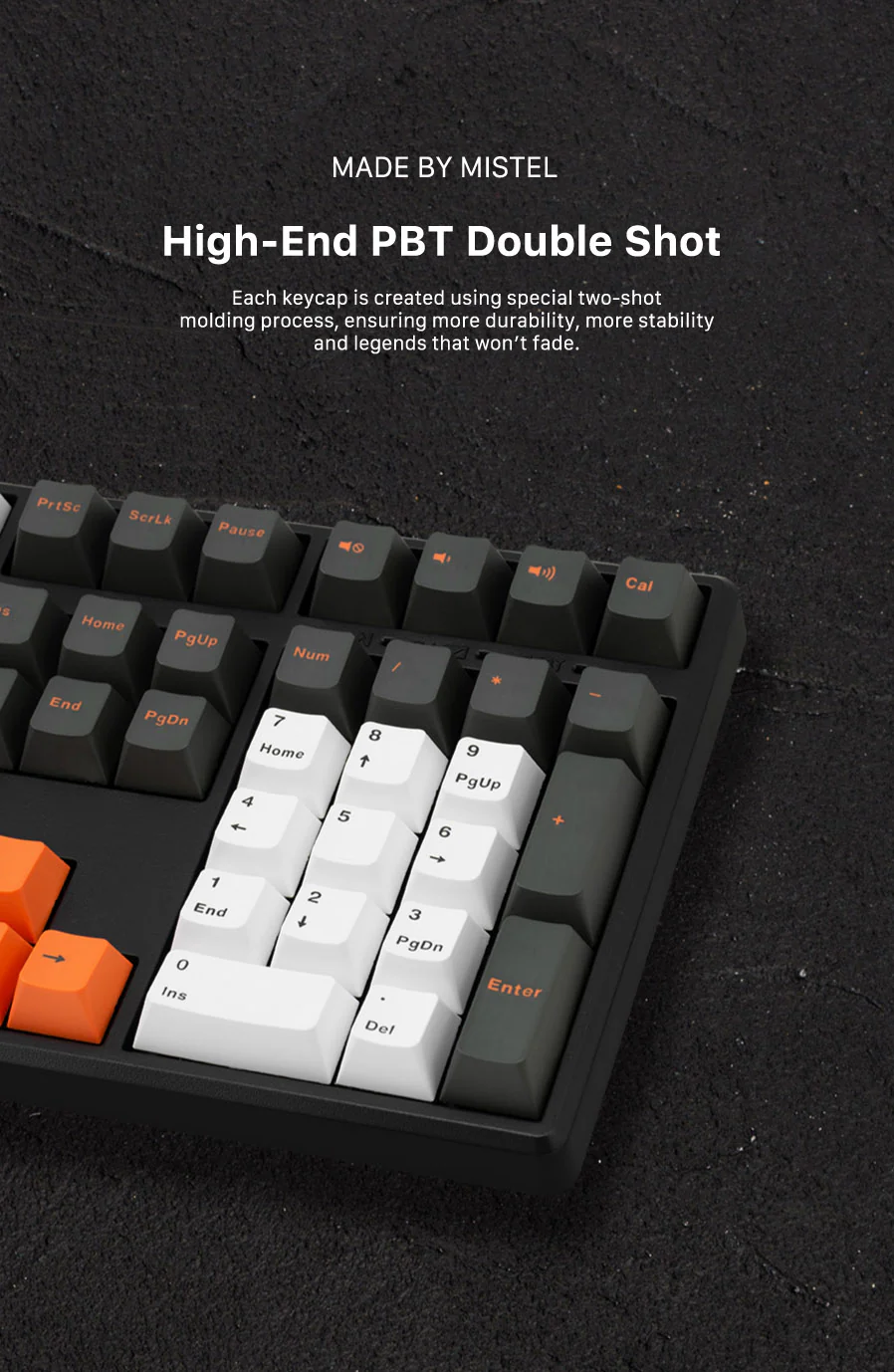 Mistel X8BT V2 Gloaming Hotswap Bluetooth Double Shot PBT Mechanical Keyboard - Image 5