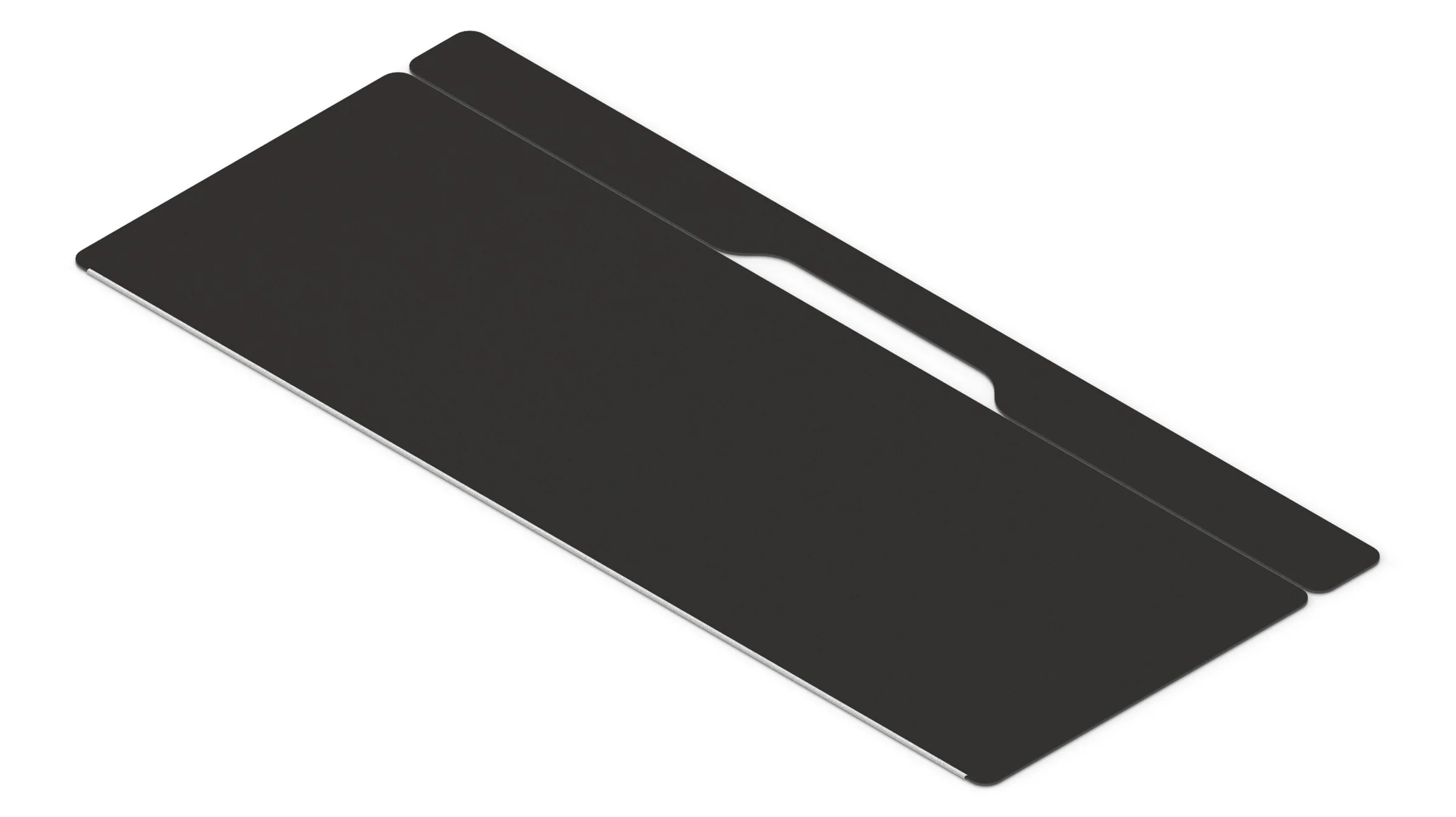 Black w/ White Stitching IKEA ALEX Desk Mat (52" / 132 cm) Full-desk Mouse Pad - Image 4