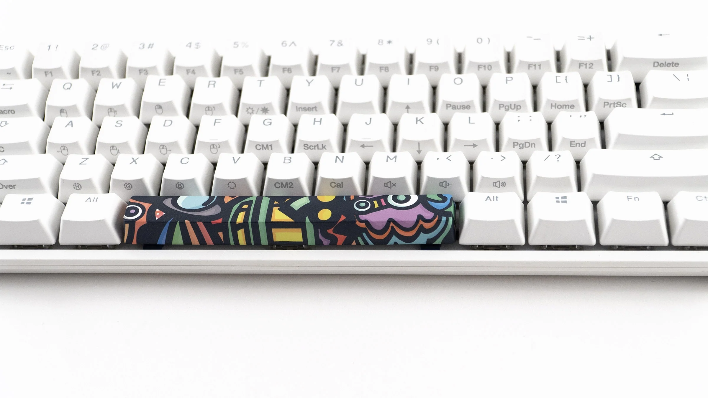 MK x PheonixArt Color Burst Dye Sub PBT 6.25u Spacebar - Image 3