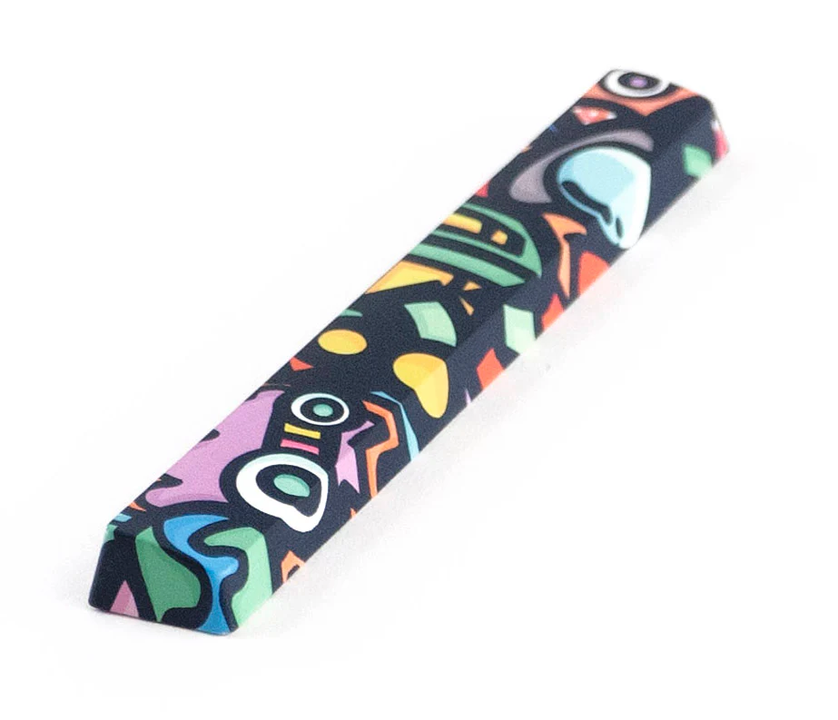 MK x PheonixArt Color Burst Dye Sub PBT 6.25u Spacebar - Image 4