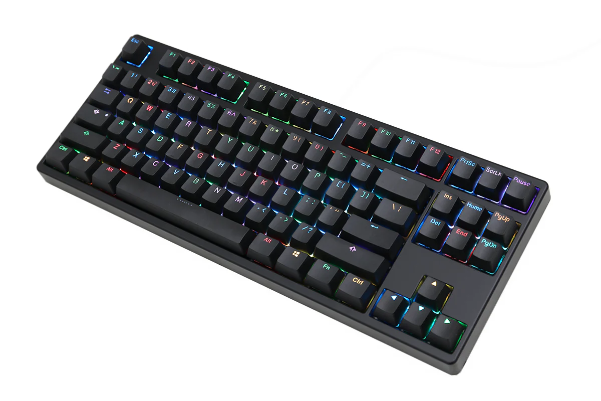 MK Disco Black RGB LED TKL Double Shot PBT Mechanical Keyboard - Image 10