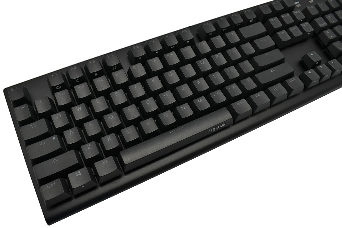 MK Fission White LED Double Shot PBT Mechanical Keyboard - Image 2