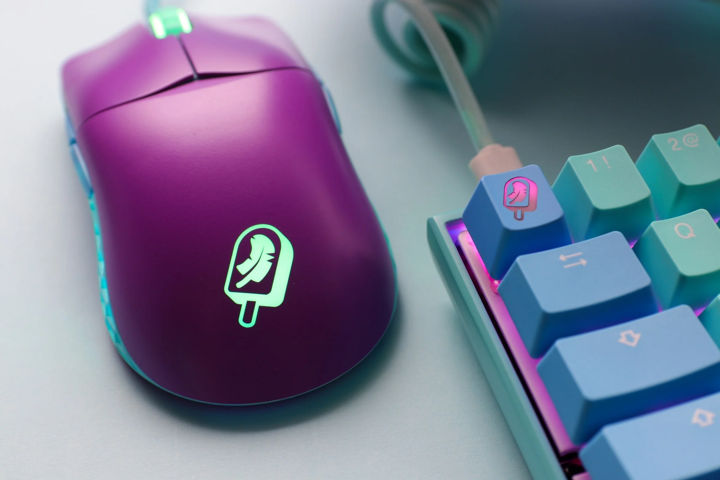 Ducky x MK Frozen Feather Lightweight RGB Gaming Mouse - Image 14