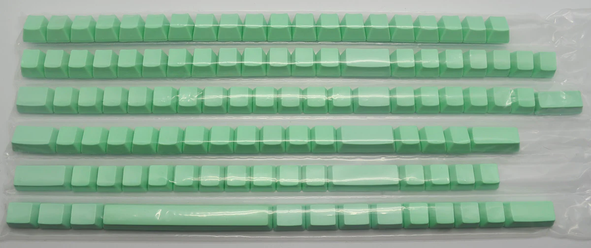 MK Mint Blank 108 Key OEM Profile PBT Keycap Set - Image 3