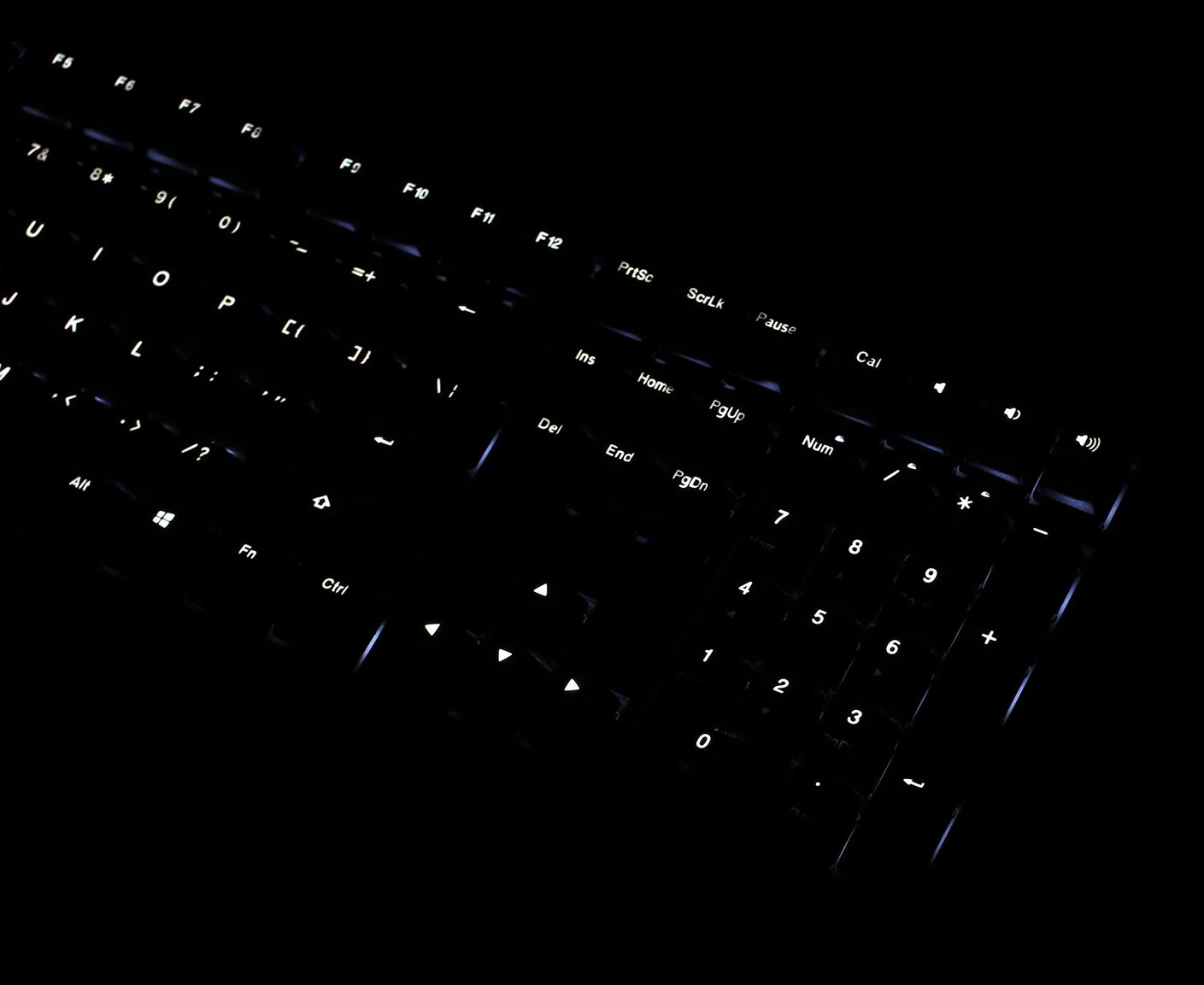 MK Night Typist Warm White LED Double Shot PBT Mechanical Keyboard - Image 14