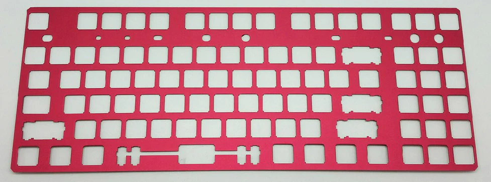 MK Phantom TKL CNC Anodized Aluminum ANSI 125 Plate - Image 4