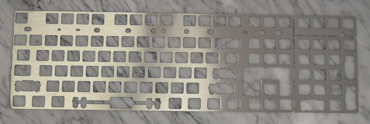 MK Universal 108 Key Brushed Stainless Steel ANSI 125 Plate