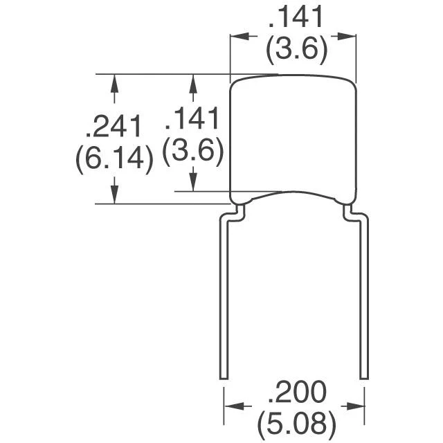 MK Vishay BC Components Capacitor K104K10X7RF5UH5 (Pack of 50) - Image 3