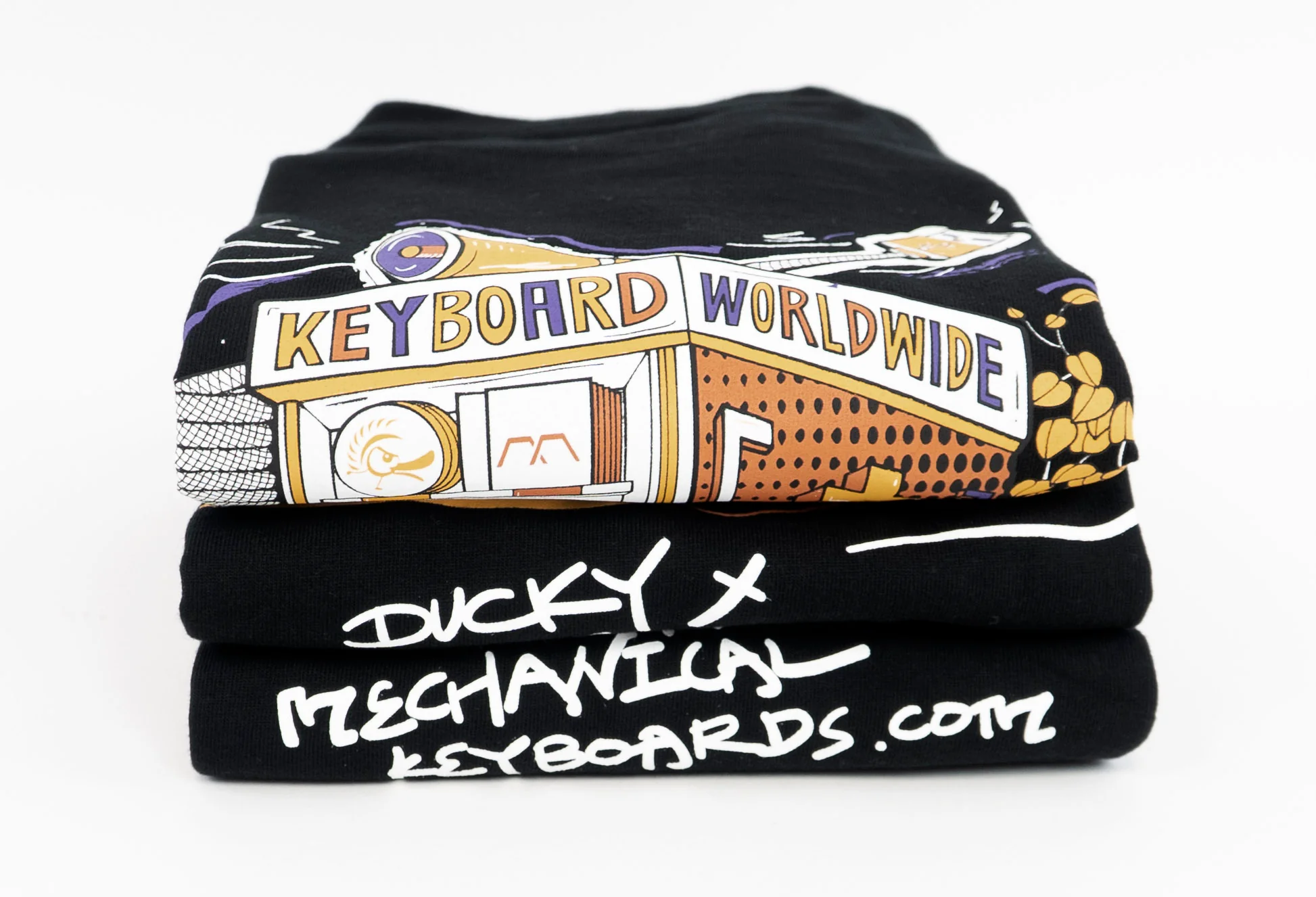 MK x Ducky Worldwide Keyboard Vending Machine T-Shirt - Image 5