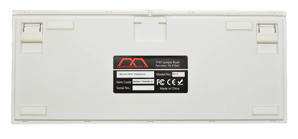MK MK84 White Case Blue LED 75% Mechanical Keyboard - Image 3